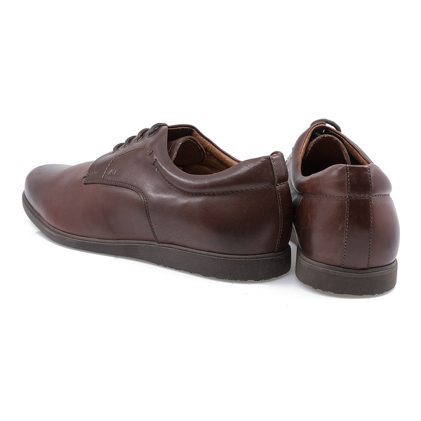 Pantofi Barbati, Den-2851, Casual, Piele Naturala, Maro