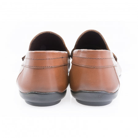 Pantofi Barbati, Caspian, Cas-611, Casual, Piele naturala, Coniac