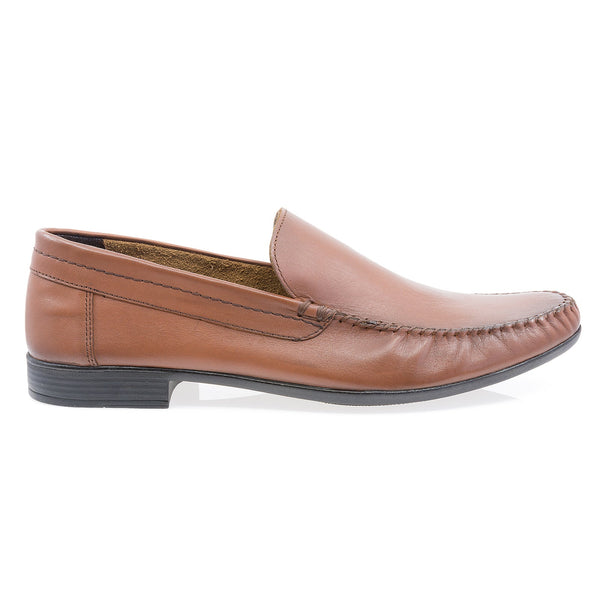 Pantofi Barbati, Caspian, Cas-660, Casual, Piele naturala, Coniac