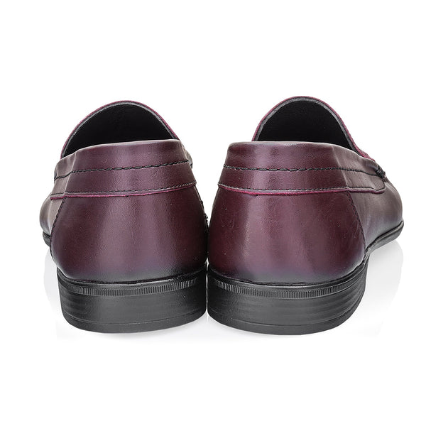 Pantofi Barbati, Caspian, Cas-690-P, Casual, Piele naturala, Bordo