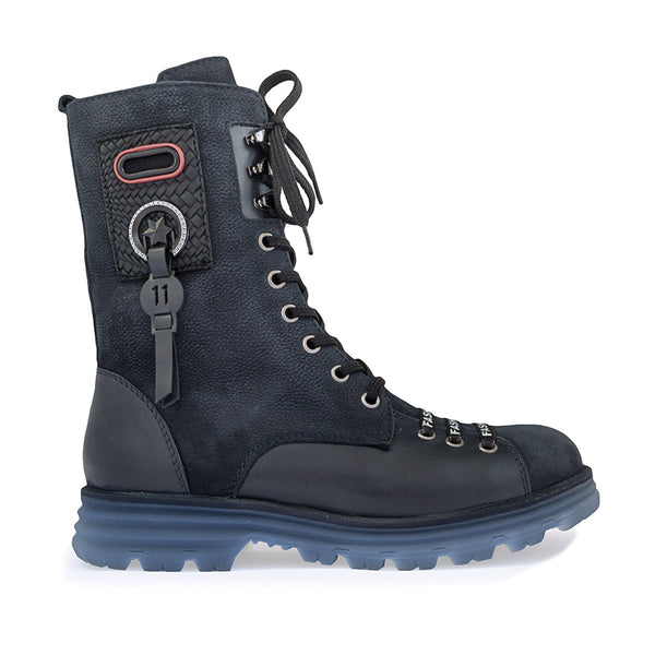 Ghete dama, Caspian, Cas-Arizona, casual, piele nabuc, negru