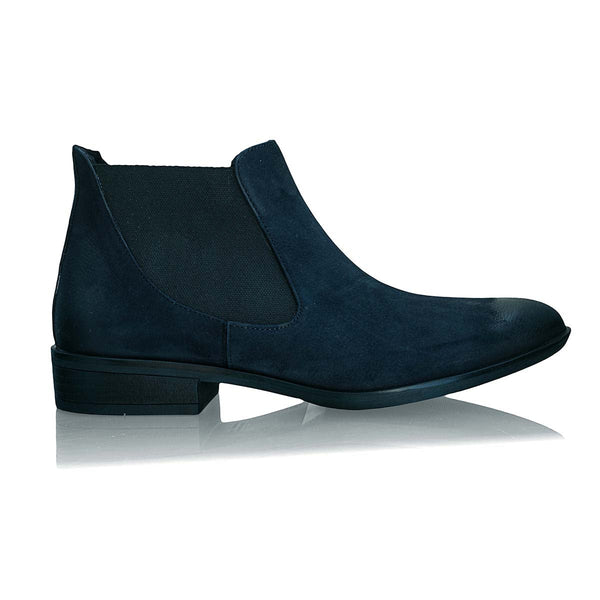 Ghete dama, Caspian, Cas-Z2650, Casual, Piele nabuc, Bleumarin