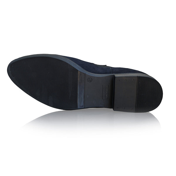 Ghete dama, Caspian, Cas-Z2650, Casual, Piele nabuc, Bleumarin