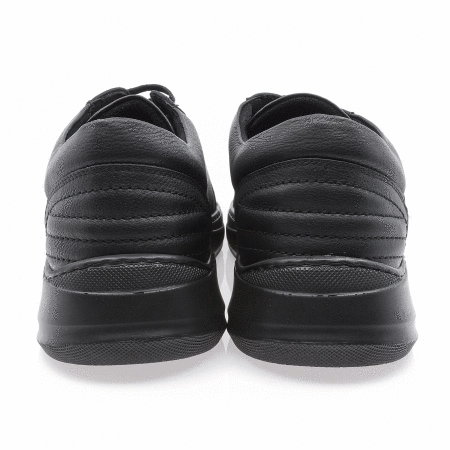 Pantofi Barbati, Caspian, Cas-870, Casual, Piele naturala, Negru