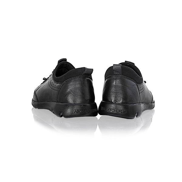 Pantofi barbati, Gitanos, Git-5201, casual, piele naturala, negru