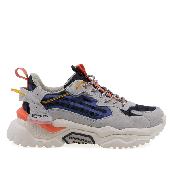 Pantofi barbati Goretti sport piele intoarsa B100-CL29031 bej