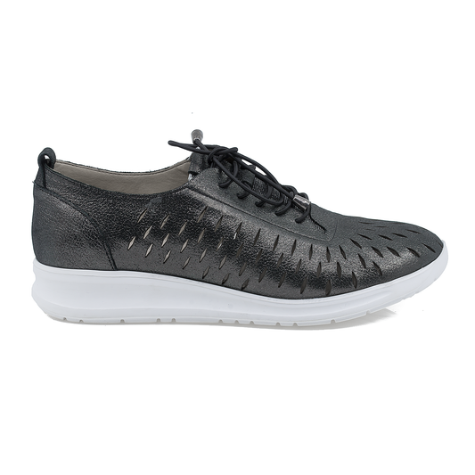 Pantofi dama, Garda, Gar-693-9912, casual, piele naturala, negru
