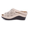 Papuci Dama, Anna Viotti, Ann-06-04 L4(36) Casual, Piele Naturala, Pudra