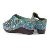 Papuci Dama, Anna Viotti, Ann-06-09 L11(114) Casual, Piele Naturala, Verde flori