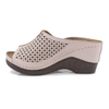 Papuci Dama, Anna Viotti, Ann-06-10 L9(36) Casual, Piele Naturala, Pudra