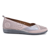 Balerini Dama, Anna Viotti, Ann-7504(32-03) Casual, Piele Naturala, Pudra