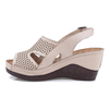 Sandale Dama, Anna Viotti, Ann-06-06 L8(38) Casual, Piele Naturala,Pudra