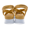 Sandale dama, Caspian, Cas-HY-1502, casual, piele naturala, galben