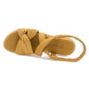 Sandale dama, Caspian, Cas-HY-1502, casual, piele naturala, galben