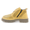 Ghete dama de vara, 0716, Casual, Piele Naturala, Galben