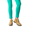 Ghete dama de vara, 0716, Casual, Piele Naturala, Galben