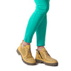 Ghete dama de vara, 0716, Casual, Piele Naturala, Galben