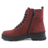 Ghete dama, Caspian, Cas-2500, casual, piele intoarsa, bordo