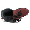 Ghete dama, Caspian, Cas-2500, casual, piele naturala, bordo