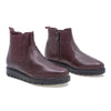 Ghete Dama, 251, Casual, Piele Naturala, Bordo