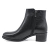 Ghete dama, Caspian, Cas-2597, casual, piele naturala, negru