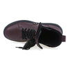 Ghete Dama, Boni, Casual, Piele Naturala, Bordo