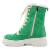 Ghete dama, Caspian, Cas-MF-07, casual, piele intoarsa, verde