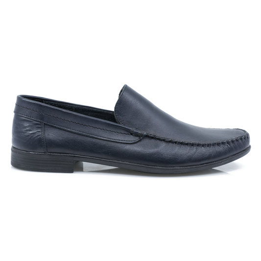 Pantofi Barbati, Caspian, Cas-660, Casual, Piele naturala, Bleumarin