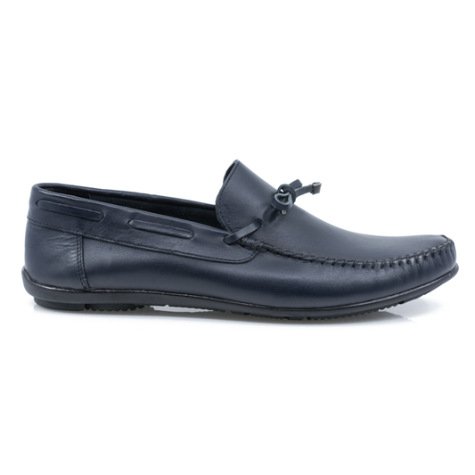 Pantofi Barbati, Caspian, Cas-695, Casual, Piele naturala, Bleumarin