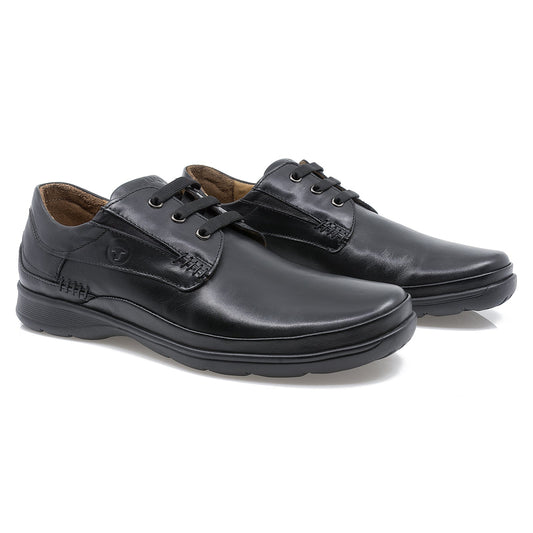 Pantofi barbati, Gitanos, Git-535, casual, piele naturala, negru