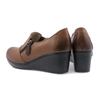 Pantofi dama, Caspian, Cas-6003, casual, piele naturala, coniac