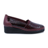 Pantofi Dama, 121, Casual, Piele Lacuita, Bordo