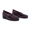 Pantofi Dama, 121, Casual, Piele Lacuita, Bordo