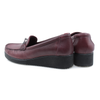 Pantofi dama, Caspian, CAS-123, casual, piele naturala , bordo