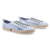 Pantofi Dama, 21, Casual, Piele naturala , Albastru sidef