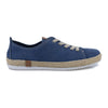 Pantofi Dama, 24, Casual, Piele nabuc, Bleumarin