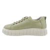 Pantofi dama, Caspian, Cas-27-31, casual, piele naturala, verde deschis