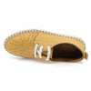 Pantofi dama, Caspian, Cas-4004-6, casual, piele naturala, galben