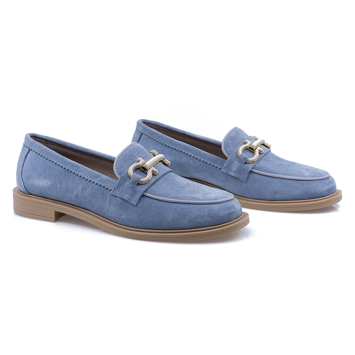 Pantofi-dama-Caspian-Cas-6007-casual-piele-intoarsa-albastru-nouamoda.ro