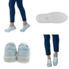 Pantofi dama, Caspian, Cas-6015-1, casual, piele naturala, albastru deschis