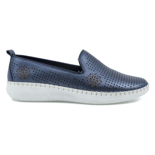 Pantofi-dama-Caspian-Cas-951-casual-piele-naturala-bleumarin-nouamoda.ro-1