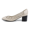 Pantofi Dama, MIU-805/1B, Eleganti, Piele Naturala, Bej