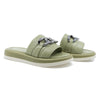 Papuci dama, Caspian, Cas-107, casual, piele naturala, verde