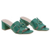 Papuci-dama-Caspian-Cas-255125-casual-piele-naturala-verde-nouamoda.ro