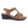 Sandale Dama, Anna Viotti, Ann-5025-04 Casual, Piele Naturala, Coniac