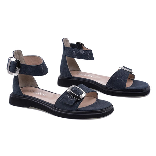 Sandale Dama, Bellini, BEL, 2204-144, Casual, Piele naturala, Bleumarin