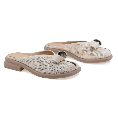 Papuci Dama, Bellini, BEL, 22606-24, Casual, Piele Naturala, Bej