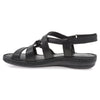 Sandale dama, Caspian, Cas-459-T453, casual, piele naturala, negru