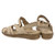 Sandale dama, Caspian, Cas-1165-T453, casual, piele naturala, capucino