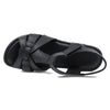 Sandale dama, Caspian, Cas-1244-T453, casual, piele naturala, negru